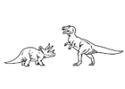 Ticeratops und T-Rex