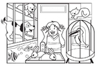 Malvorlagen Tierhandlung