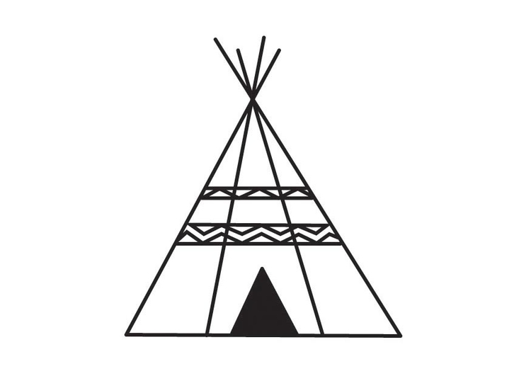 Malvorlage  Tipi