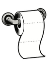 Malvorlage  Toilettenpapier