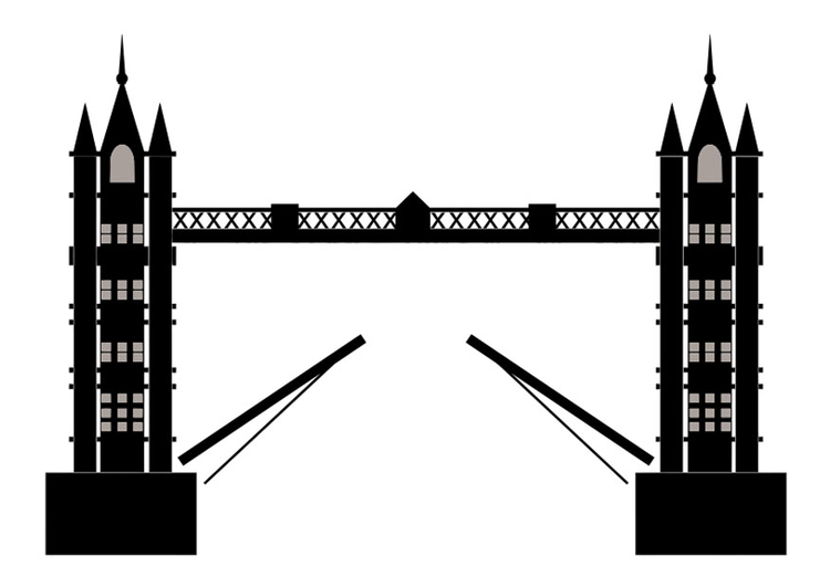 Malvorlage  Tower Bridge
