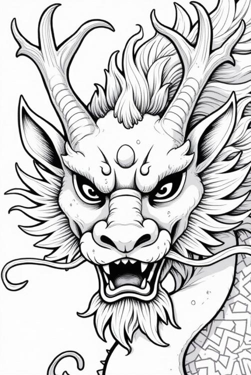traditioneller chinesischer Drache