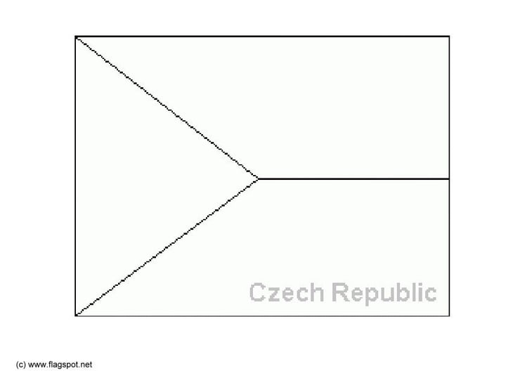 Malvorlage  Tschechien