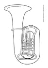 Malvorlage  Tuba