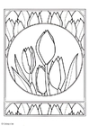malvorlage Tulpen