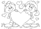 Malvorlagen Valentinsherz