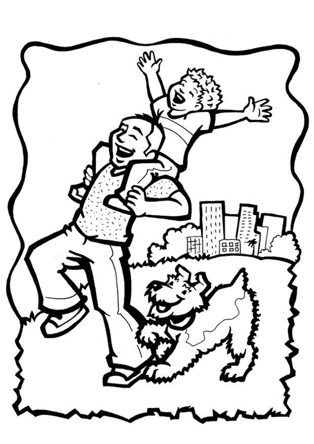 Malvorlage Vatertag - Kostenlose Ausmalbilder Zum Ausdrucken - Bild 7144.