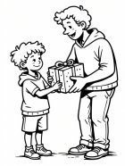 Vatertag Vater und Sohn