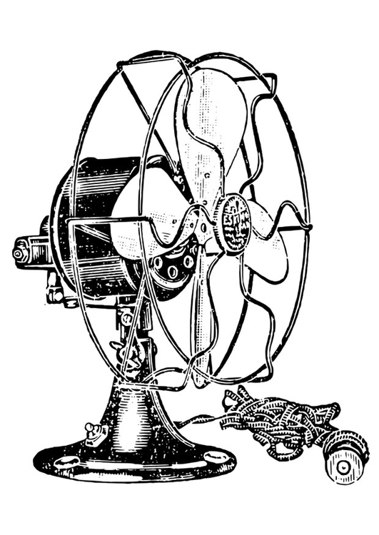 Malvorlage  Ventilator