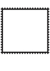 Malvorlagen viereckige Briefmarke
