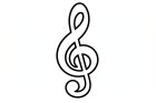 malvorlage Violinschlüssel