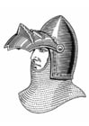 Malvorlagen Visierhelm