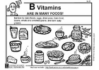 Malvorlage vitamin b nahrung