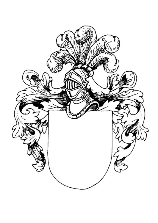 Malvorlage Wappen - Kostenlose Ausmalbilder Zum Ausdrucken - Bild 27246. Motiv 