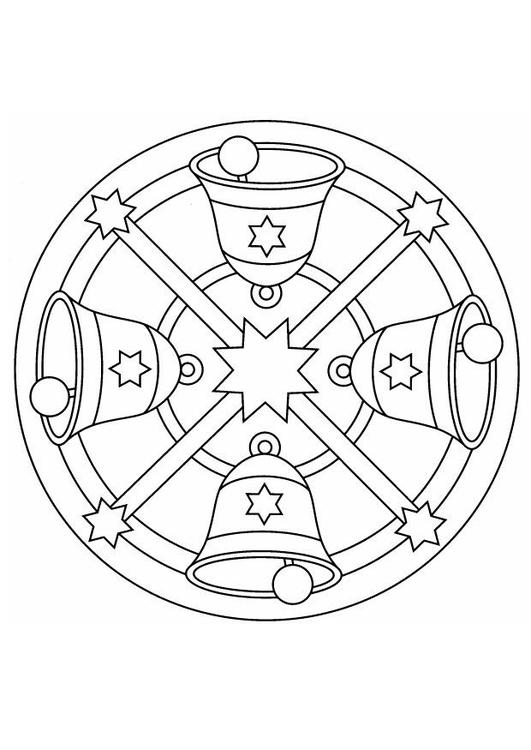 Weihnachten Mandala