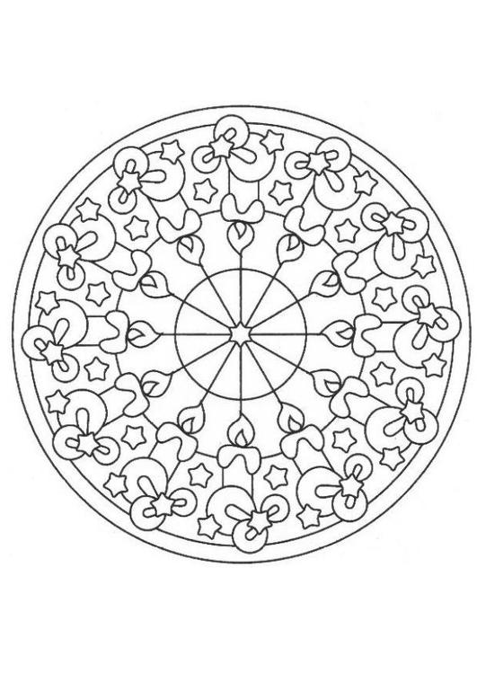Weihnachten Mandala