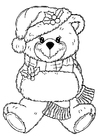 Malvorlage  WeihnachtsbÃ¤r