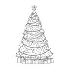 Weihnachtsbaum mit Geschenken