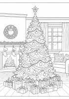 Weihnachtsbaum mit Geschenken