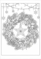 Weihnachtskranz mit Glöckchen