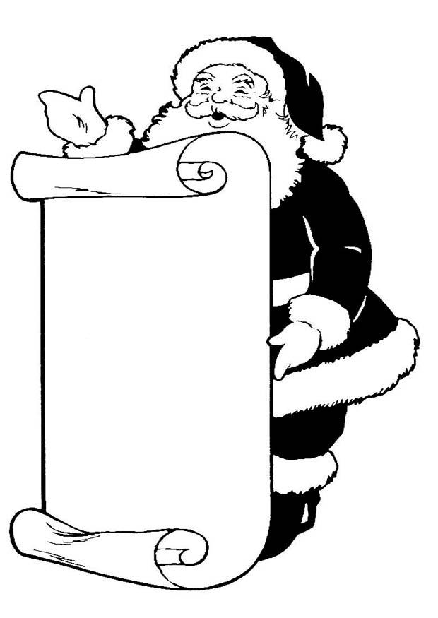 Malvorlage Weihnachtsmann - Kostenlose Ausmalbilder Zum Ausdrucken