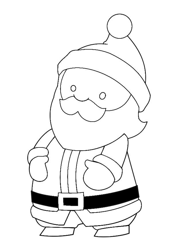 Malvorlage Weihnachtsmann | Ausmalbild 29536.