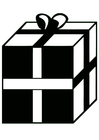Malvorlage weihnachtspaket