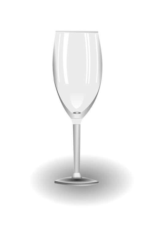 Malvorlage  Weinglas