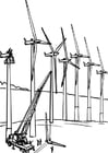 Malvorlagen Windmühle - Windenergie