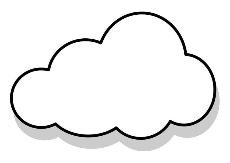 Malvorlage Wolke - Kostenlose Ausmalbilder Zum Ausdrucken - Bild 22857.