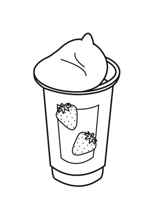 Malvorlage joghurt information