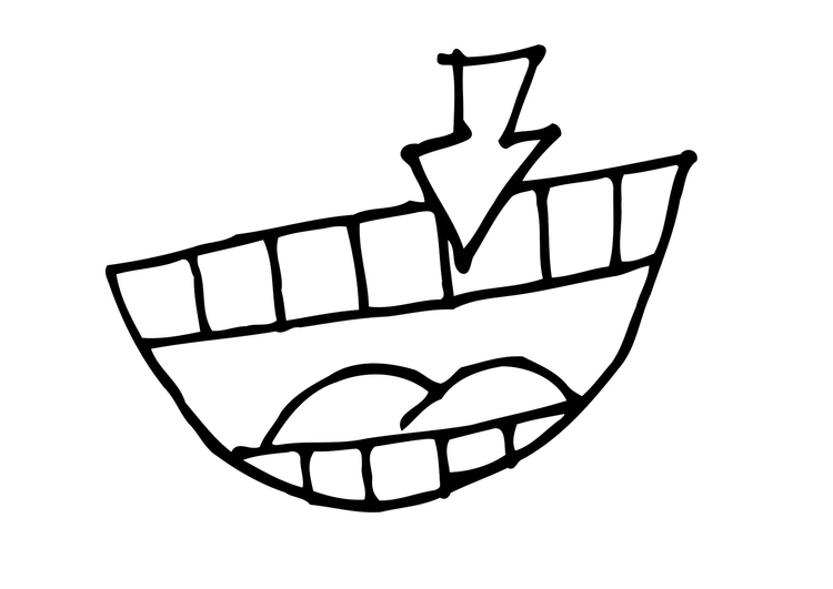 Malvorlage Zähne - Kostenlose Ausmalbilder Zum Ausdrucken - Bild 11484.