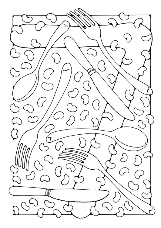 Malvorlage  Zahl - 7