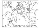 malvorlage Zauberer