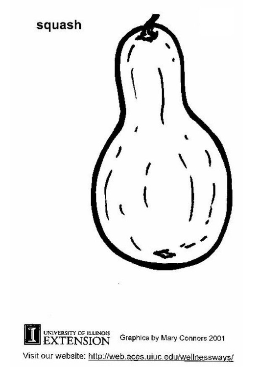 Malvorlage  Zucchini